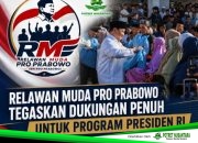 Relawan Muda Pro Prabowo Tegaskan Dukungan Penuh untuk Program Presiden RI