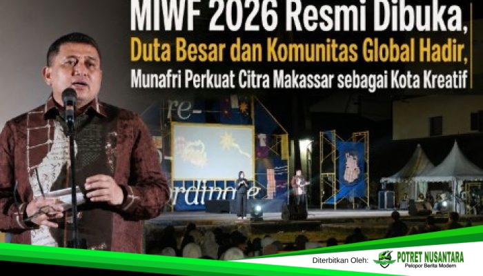 MIWF 2026 Resmi Dibuka, Duta Besar dan Komunitas Global Hadir, Munafri Perkuat Citra Makassar sebagai Kota Kreatif