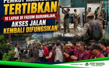 Pemkot Makassar Tertibkan 16 Lapak di Fasum Barawajah, Akses Jalan Kembali Difungsikan