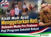 Kisah Muh Arzil Menggetarkan Hati, Relawan Muda Pro Prabowo Puji Program Sekolah Rakyat