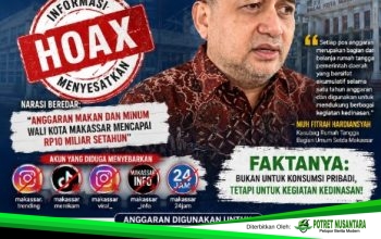 Sejumlah Akun Medsos Sebarkan Informasi Menyesatkan, Pemkot Makassar Luruskan Informasi Anggaran Rp10 Miliar