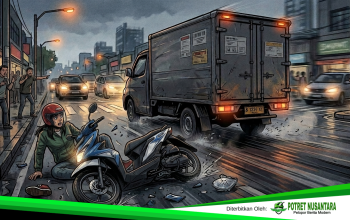 Tabrak Lari Di Trans Bone-Bone, Pengendara Motor Asal Lutim Kritis