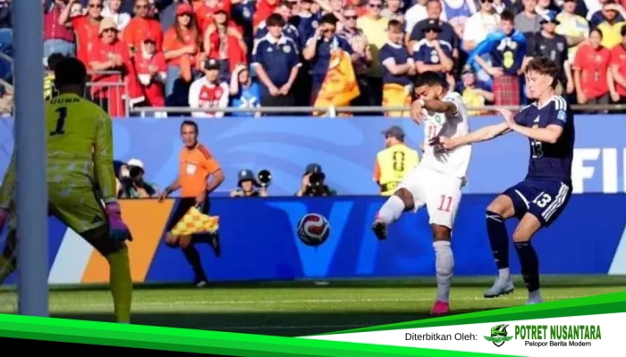 Saibari Antar Maroko Tundukkan Skotlandia, Singa Atlas Selangkah ke Fase Gugur