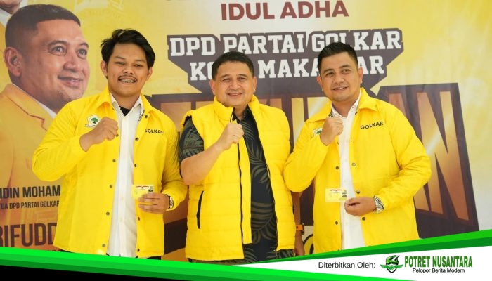Edy Muharezky dan Rayhan Yusuf Resmi Bergabung, Golkar Makassar Perkuat Barisan Gen Z