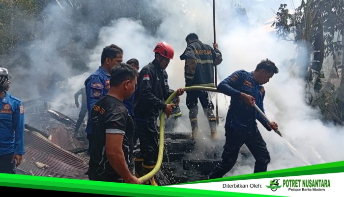 Kebakaran Rumah di Tapango Barat Tewaskan Lansia 90 Tahun, Kerugian Ditaksir Ratusan Juta Rupiah