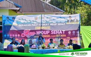 Dinas Kesehatan Konawe Selatan Gencarkan Kampanye GASS GERMAS di Ranomeeto Barat