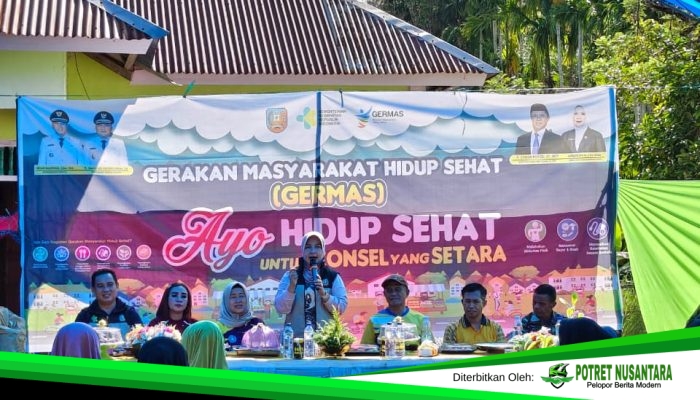 Dinas Kesehatan Konawe Selatan Gencarkan Kampanye GASS GERMAS di Ranomeeto Barat