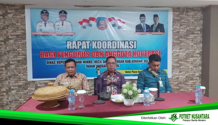 Rakor Koperasi Konsel Digenjot, Perkuat Kemitraan dan Ekonomi Desa