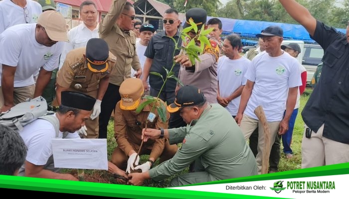Bupati Irham Kalenggo Ajak Warga Jaga Alam, Deklarasi Peduli Lingkungan Digelar di Tinangea