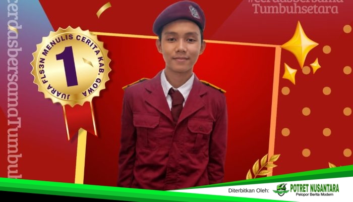 Di Bawah Kepemimpinan Anwar, SRMP 24 Gowa Cetak Juara 1 Lomba Menulis FLS3N Tingkat Kabupaten Gowa