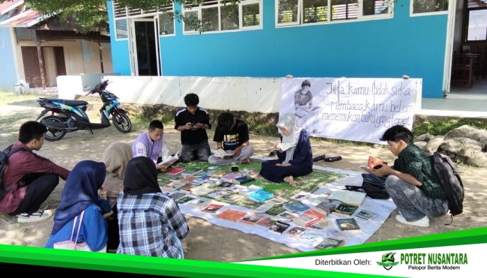 Resah Budaya Baca Menurun, Mahasiswa Unasman Rutin Gelar Pojok Kampus