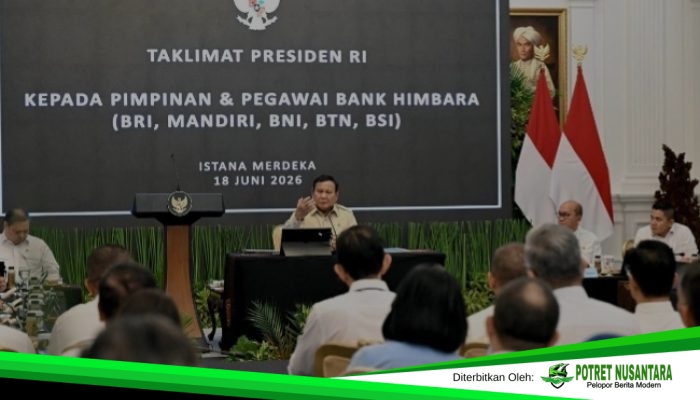 Nilai Kapitalisasi Himbara Capai Rp1.100 Triliun, Prabowo Tekankan Peran Sosial Perbankan