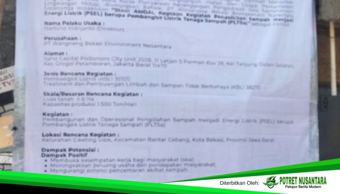 LBH GP Ansor Kota Bekasi Pertanyakan Aktivitas PSEL Bantargebang Saat AMDAL Masih Berproses