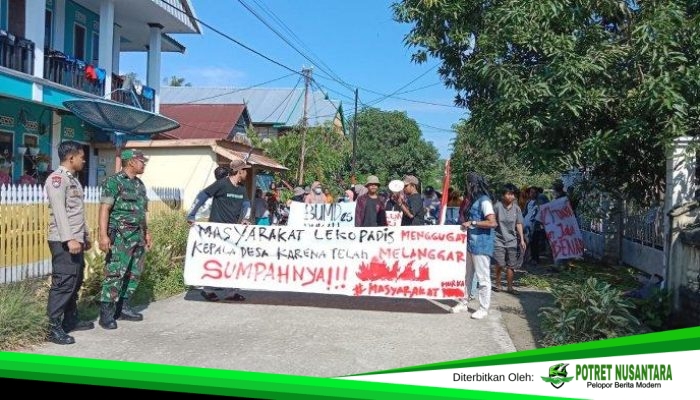 Polemik Berujung Pemberhentian, Kades Lekopadis Resmi Dicopot