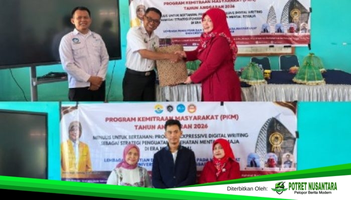 Menulis Jadi Benteng Kesehatan Mental, UNM dan SMPN 1 Sigeri Edukasi Remaja Hadapi Tekanan Era Digital