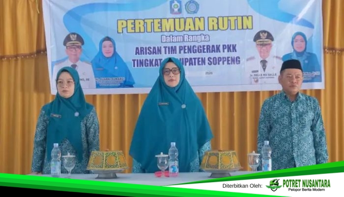 Arisan Rutin TP PKK Soppeng Jadi Garda Edukasi Cegah Perdagangan Orang, Kader Diminta Waspadai Modus Trafficking