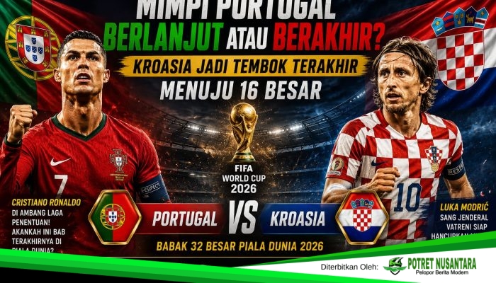 Mimpi Portugal Berlanjut atau Berakhir? Kroasia Jadi Tembok Terakhir Menuju 16 Besar