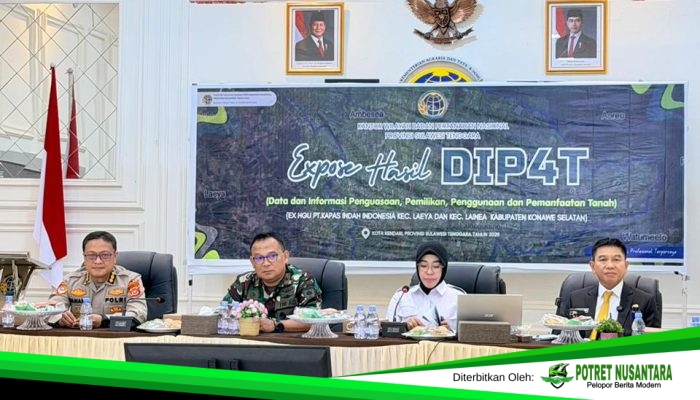 Pastikan Kepastian Hukum Tanah, Bupati Irham Kalenggo Dukung Pendataan DIP4T di Lahan Eks HGU PT kapas Indah