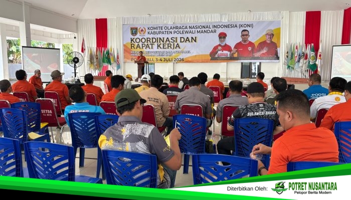 Hadapi Kejurprov, KONI Polman Perkuat Pembinaan dan Tata Kelola Organisasi