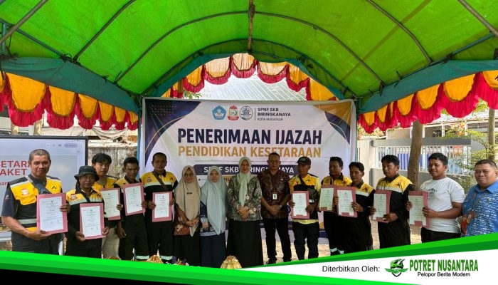 Sejalan Program Wali Kota Appi, Disdik Makassar Hadirkan Ijazah SKB Lewat Pendidikan Kesetaraan ke Satgas Kebersihan