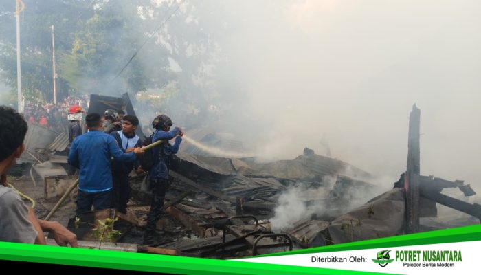 Laporan Cepat Warga dan Respons 7 Menit Damkar Polman Selamatkan Permukiman dari Amukan Api