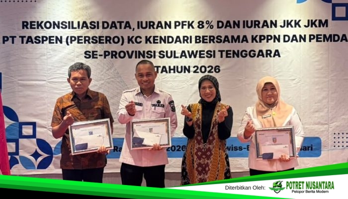 Disiplin Setor Iuran JKK-JKM, Pemkab Konsel Masuk Tiga Besar Terbaik Sultra