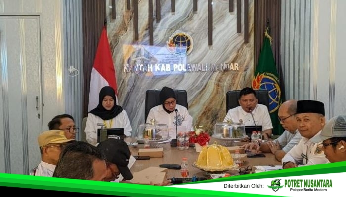 Kantah Polman Perkuat Koordinasi Pelaksanaan PTSL Terintegrasi ILASPP