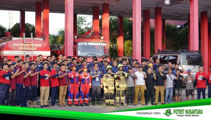 Damkarmat Makassar Luncurkan API BAHARI, Perkuat Kesiapsiagaan Masyarakat Pesisir Pulau