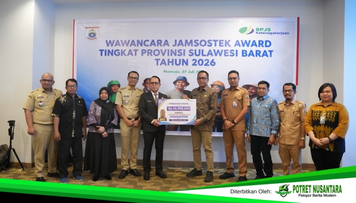 Pemkab Polman Raih Peringkat Kedua Jamsosek Award 2026 Tingkat Sulbar