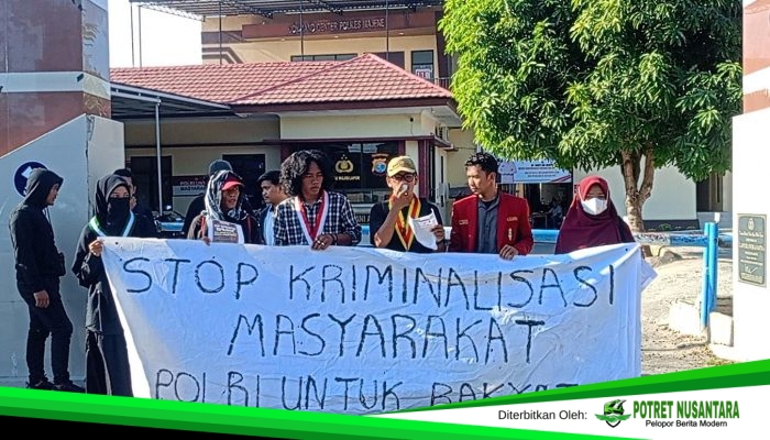 Aliansi Mahasiswa Majene Desak Kapolda Sulbar Evaluasi Jajaran Polres