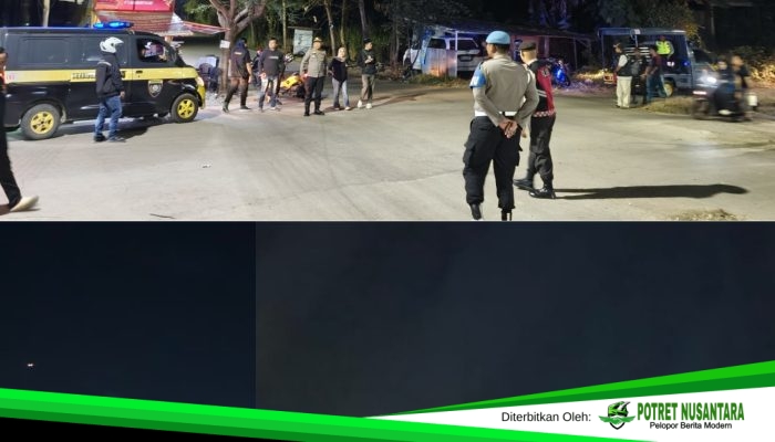 Malam Minggu Tak Ada Celah! Polsek Manggala Sisir Titik Rawan, Antisipasi Balap Liar hingga Kriminalitas Jalanan