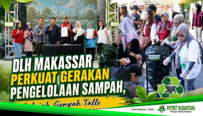 DLH Makassar Perkuat Gerakan Pengelolaan Sampah, Jelajah Sampah Tallo Kumpulkan 116,8 Kilogram Sampah
