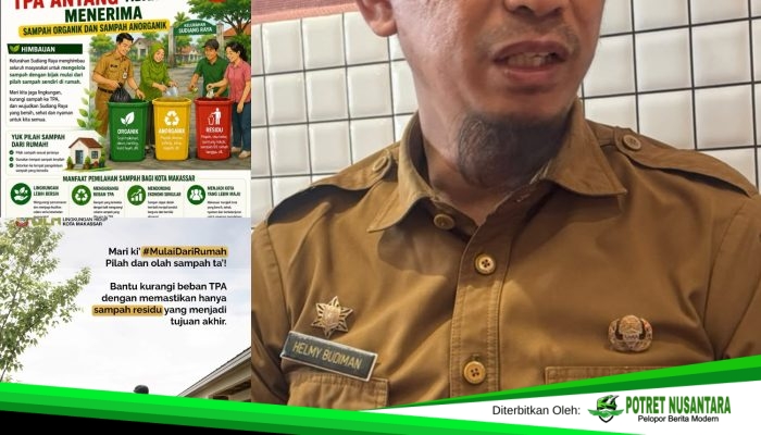 DLH Makassar Gencarkan Edukasi Pemilahan Sampah, Residu Saja yang Masuk TPA
