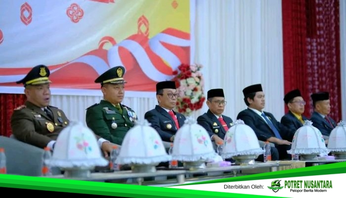 Bupati Soppeng Kukuhkan 64 Paskibraka, Siap Kibarkan Merah Putih pada HUT ke-81 RI