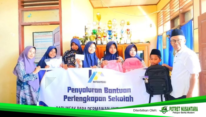 Yayasan Sedekah Mattuju Peduli Salurkan Bantuan Pendidikan dan Beasiswa Prestasi di Pesantren GUPPI Samata
