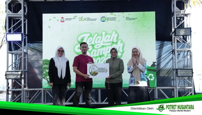 DLH Makassar Perluas Gerakan Pilah Sampah dari Kayu Bangkoa, Serahkan Motor Viar untuk Operasional Pantai Losari