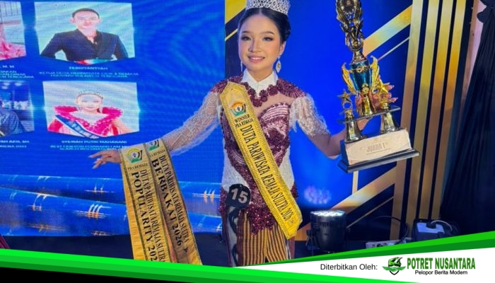 Afika Tricesaria Putri Raih Tiga Gelar Duta Pariwisata Sultra 2026, Siap Harumkan Nama Daerah di Tingkat Nasional