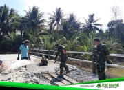 Jembatan Garuda di Tenggelang Mulai Dicor, Dandim Target Rampung Sebelum 17 Agustus