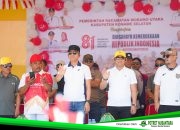 Bupati Irham Buka Porseni HUT ke-81 RI di Moramo Utara, 1.256 Warga Terima Bantuan Pangan