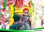 Bocah TK di Tinambung Curi Perhatian, Tampil dengan Kostum Ala Kopassus