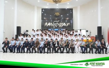 70 Paskibraka Makassar Dikukuhkan, Wali Kota Makassar Munafri Tekankan Mental dan Disiplin