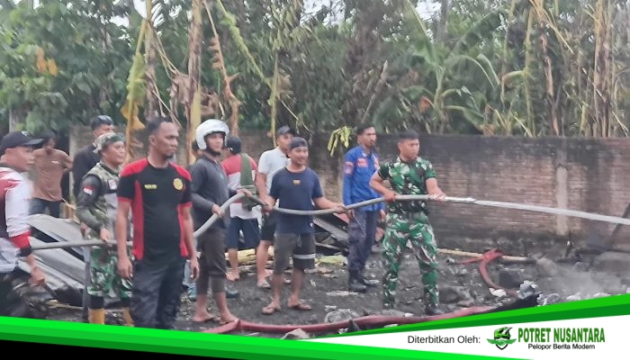 Api Mengganas di Sugihwaras, Dua Rumah Hangus Satu Terdampak