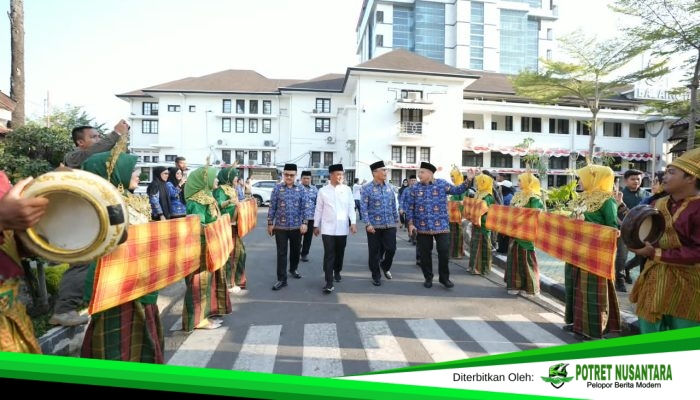 Jelang Pembukaan MTQ VIII KORPRI Nasional, 1.157 Peserta Ikuti Defile di Makassar