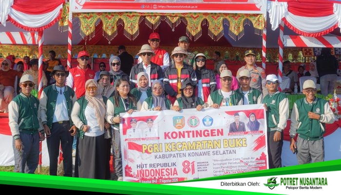 Porseni Buke 2026 Dibuka Meriah, Bendera 81 Meter Membentang dan Wabup Tekankan Persaudaraan