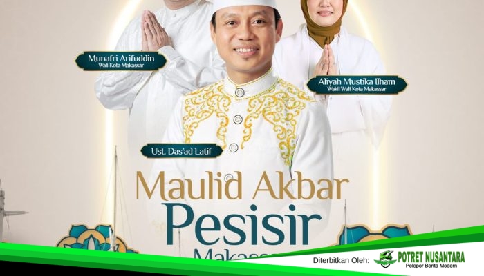 Maulid Akbar Pesisir Pemkotn Makassar Digelar 28 Agustus, Perahu Nelayan Ikut Semarakkan