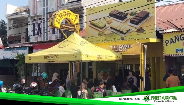 Buka Outlet Pertama di Luar Sulsel, 900 Produk Browcyl Ludes di Polman