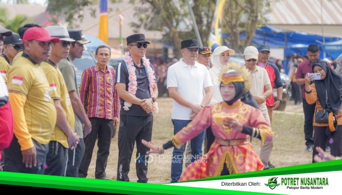 Buka Porseni Lainea, Bupati Irham Kalenggo Dorong Penjaringan dan Pembinaan Atlet Lokal