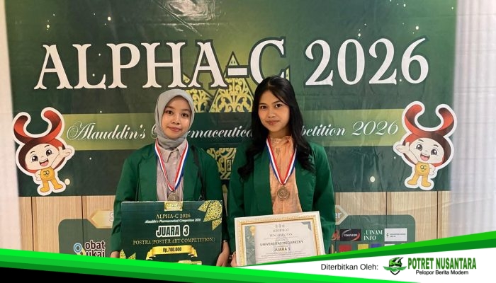 Mahasiswa Farmasi Universitas Megarezky Raih Empat Prestasi di Ajang Nasional ALPHA C 2026