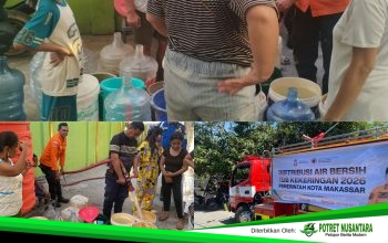 Bantu Warga Terdampak Kekeringan, Pemkot Makassar Pastikan Distribusi Air Bersih ke Semua Kecamatan