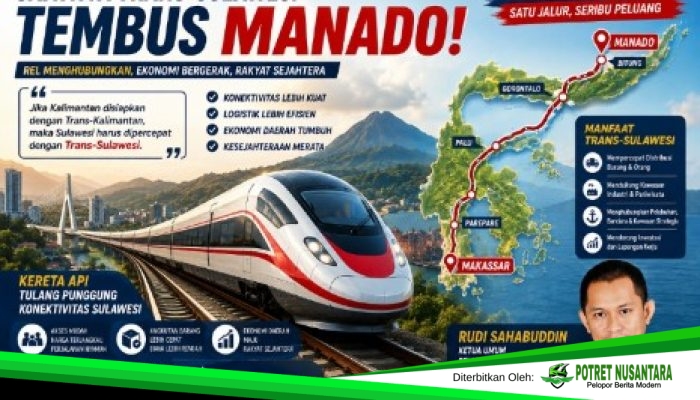 Rel Kereta Api Jangan Berhenti di Kalimantan: Saatnya Trans-sulawesi Tembus Manado